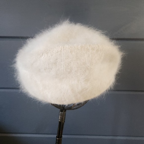 Vintage White Ladies Flat Cap - Picture 4 of 8